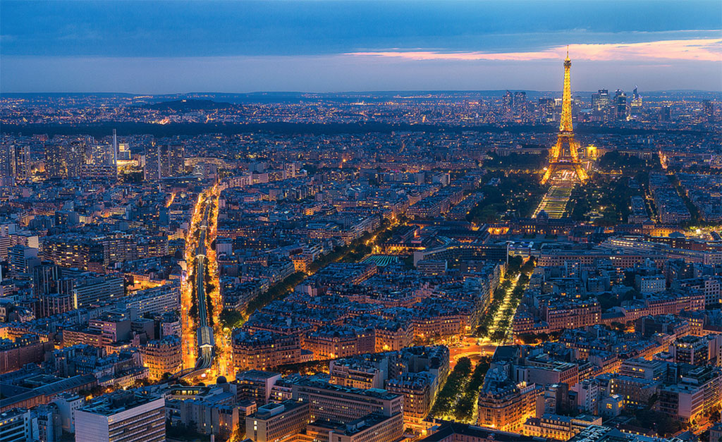 Tour Eiffel et Paris de nuit