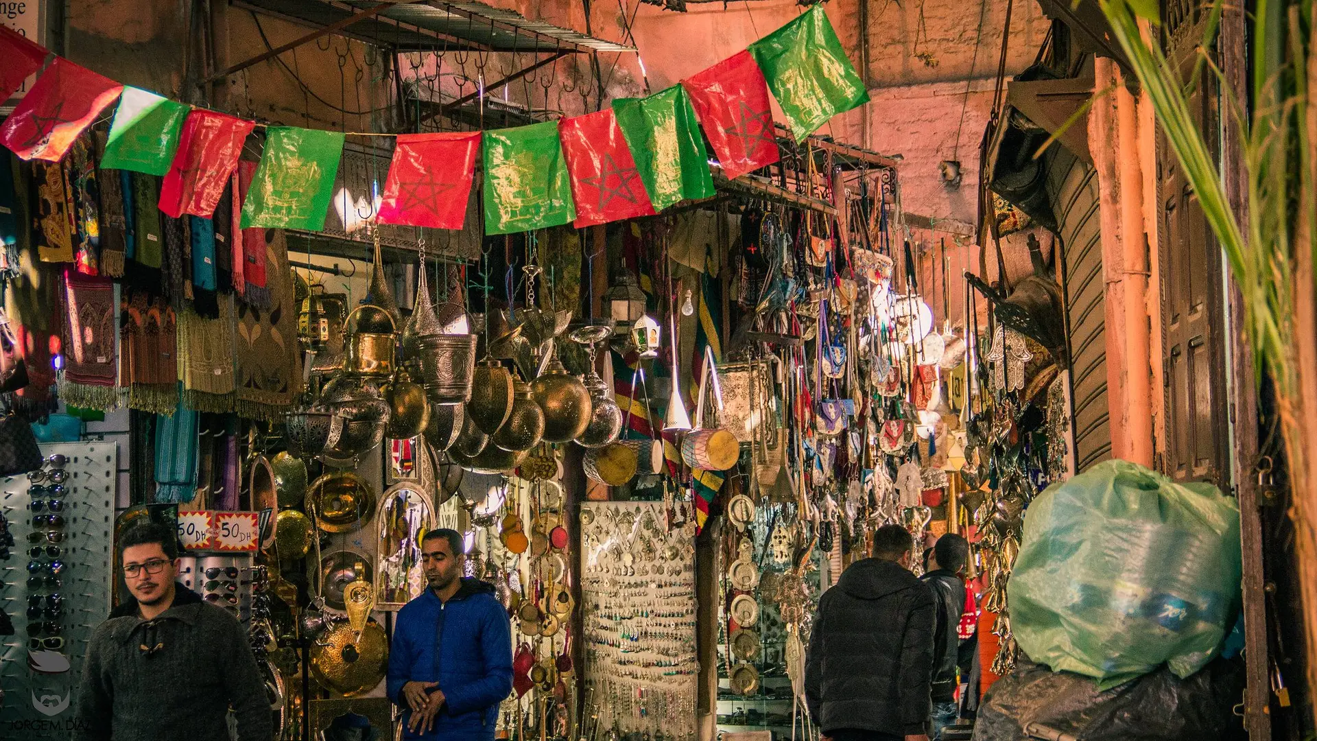 dans les souks de Marrakech