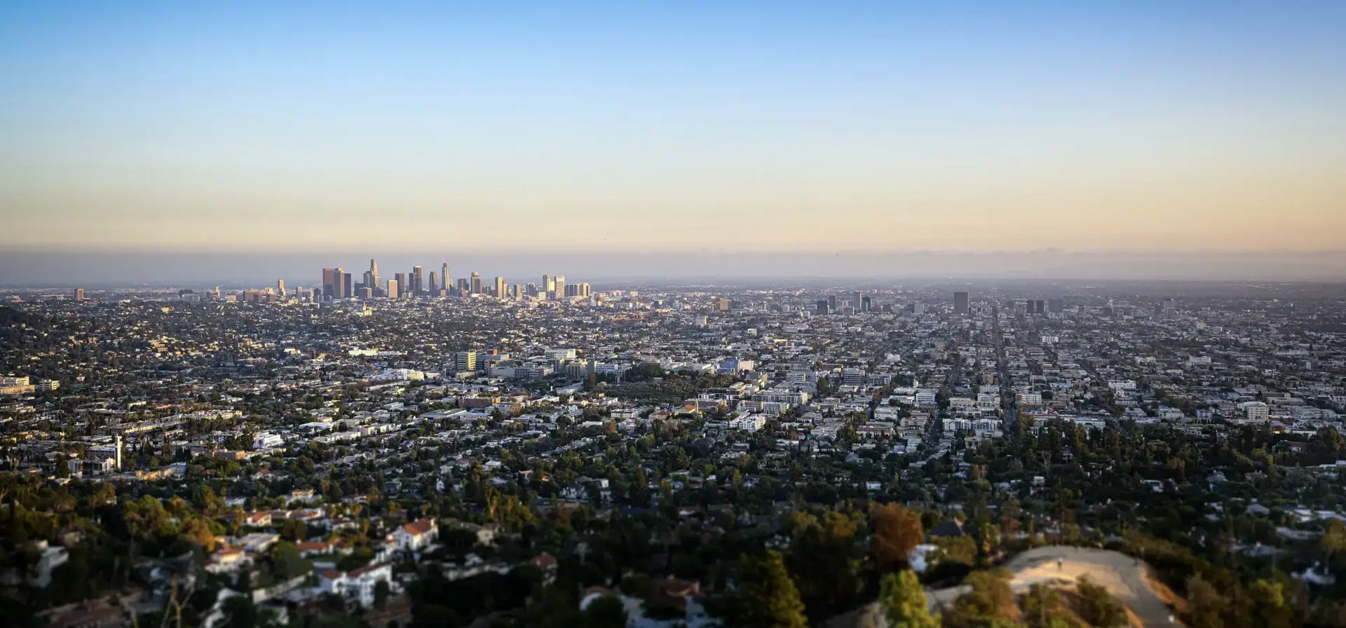 vue panoramique de Los Angeles