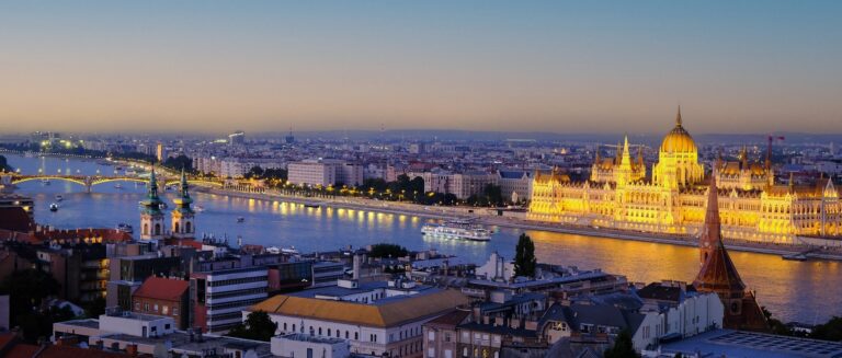 Panorama de Budapest pour une croisière fluviale en Europe