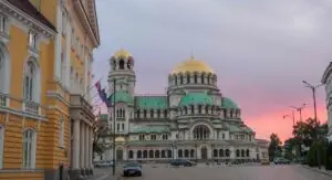 Bâtiment de Sofia en Bulgarie, une des destinations les moins cheres d'Europe