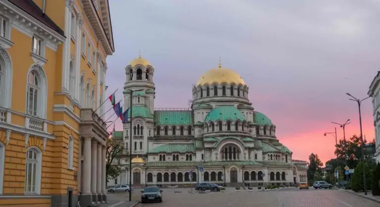 Bâtiment de Sofia en Bulgarie, une des destinations les moins cheres d'Europe