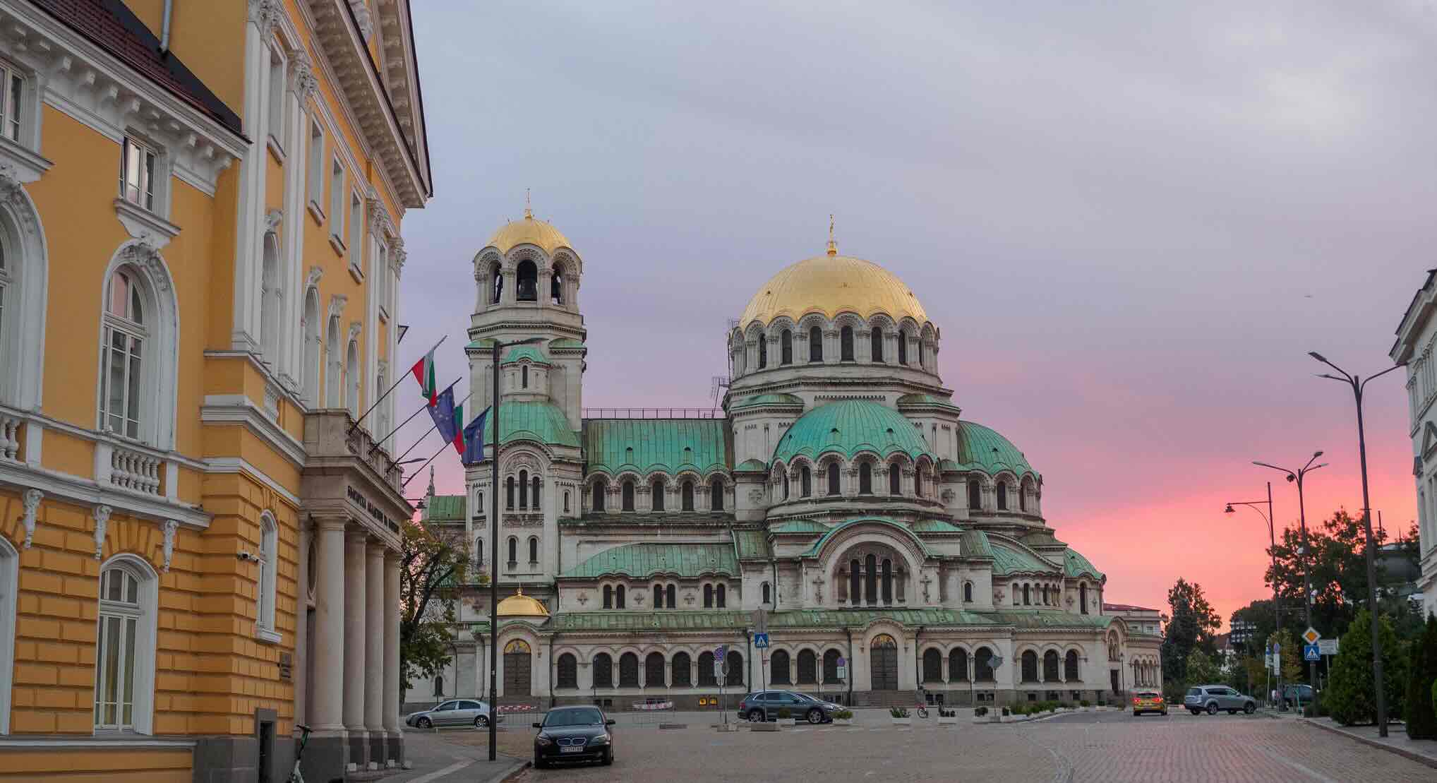 Bâtiment de Sofia en Bulgarie, une des destinations les moins cheres d'Europe