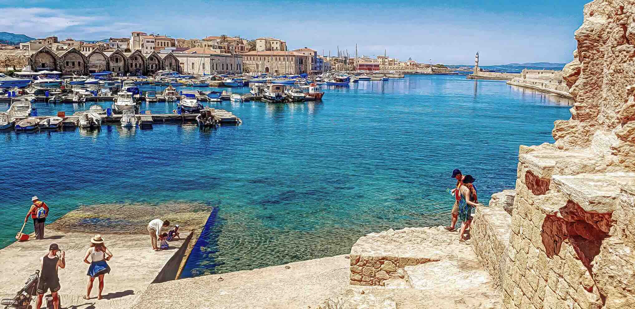 panorama de Crète pour partir en octobre pas cher