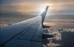 Vue depuis une croisière aérienne pour un tour du monde en 21 jours