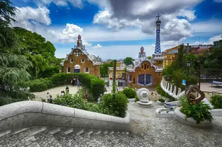 vue du parc guell lors d'un voyage de 4 jours à Barcelone