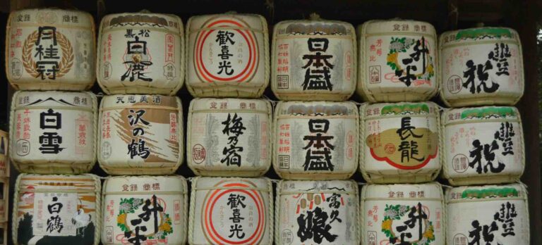 tonneaux et écritures au japon