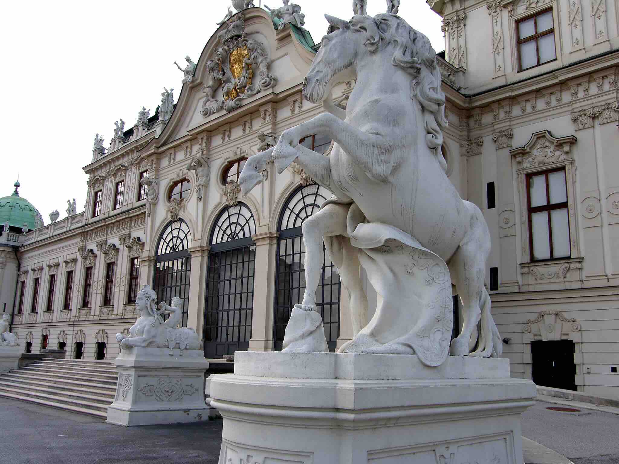 Culture autrichienne avec des statues