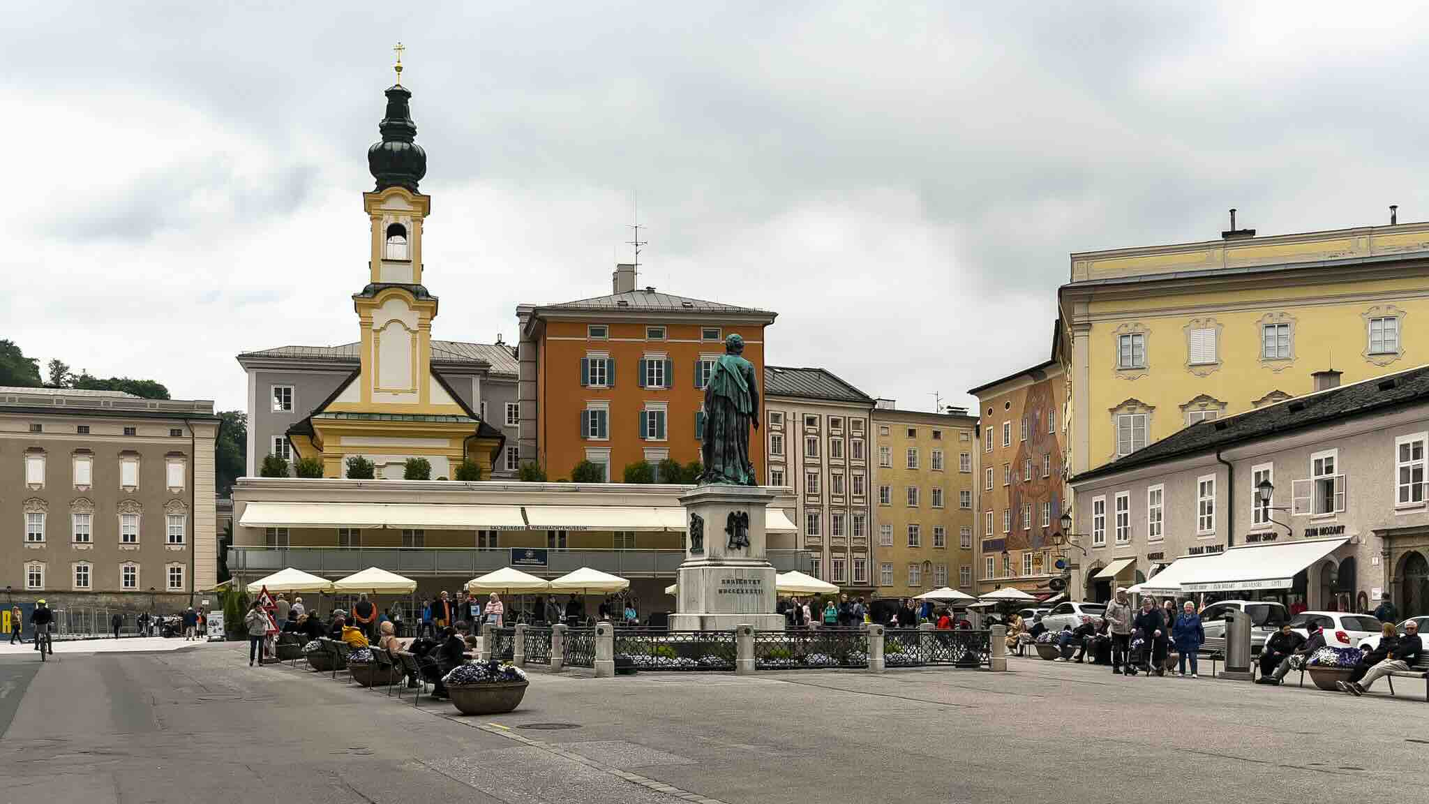Place Mozart à Salzbourg