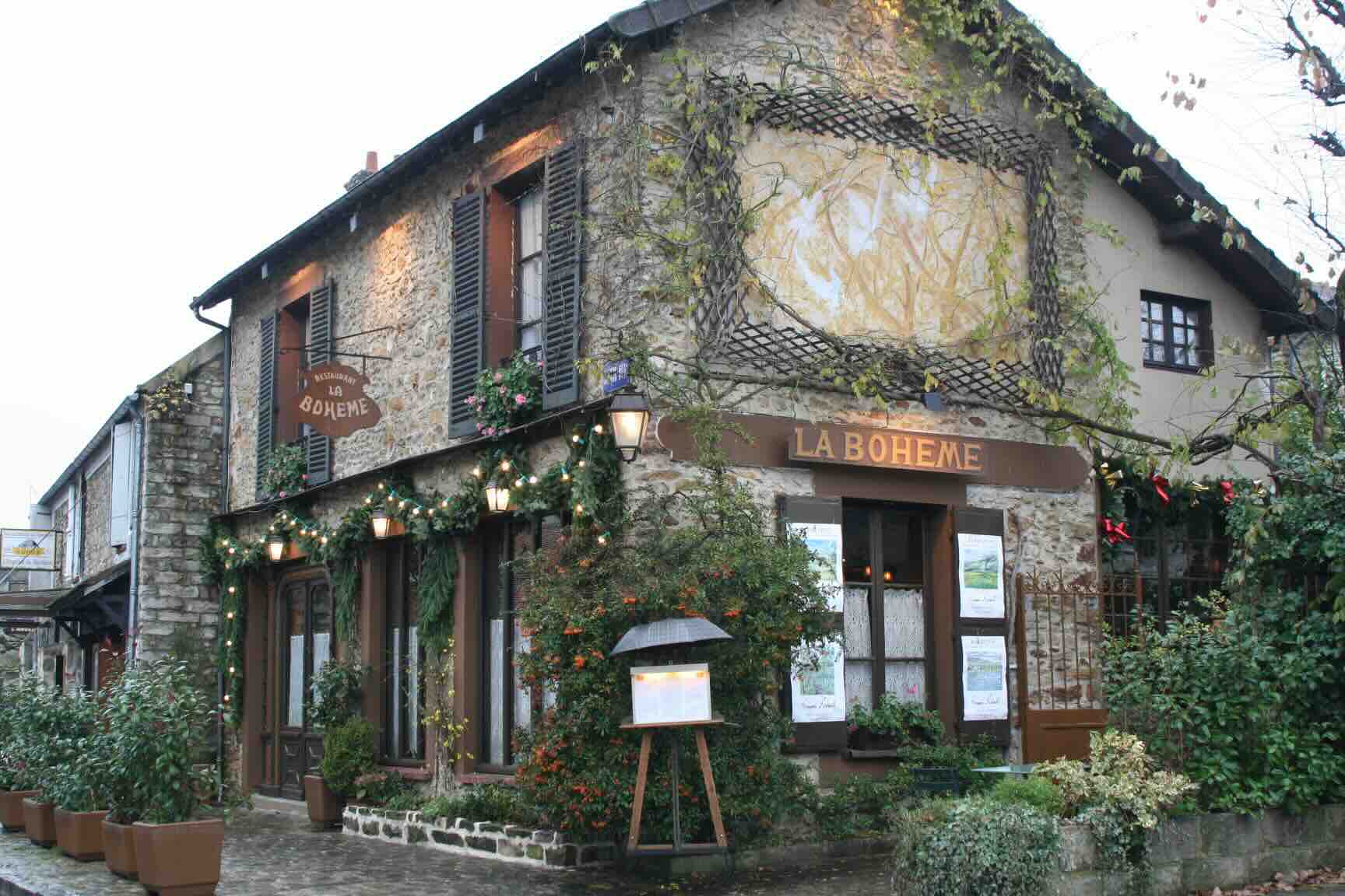restaurant dans un village proche de Paris