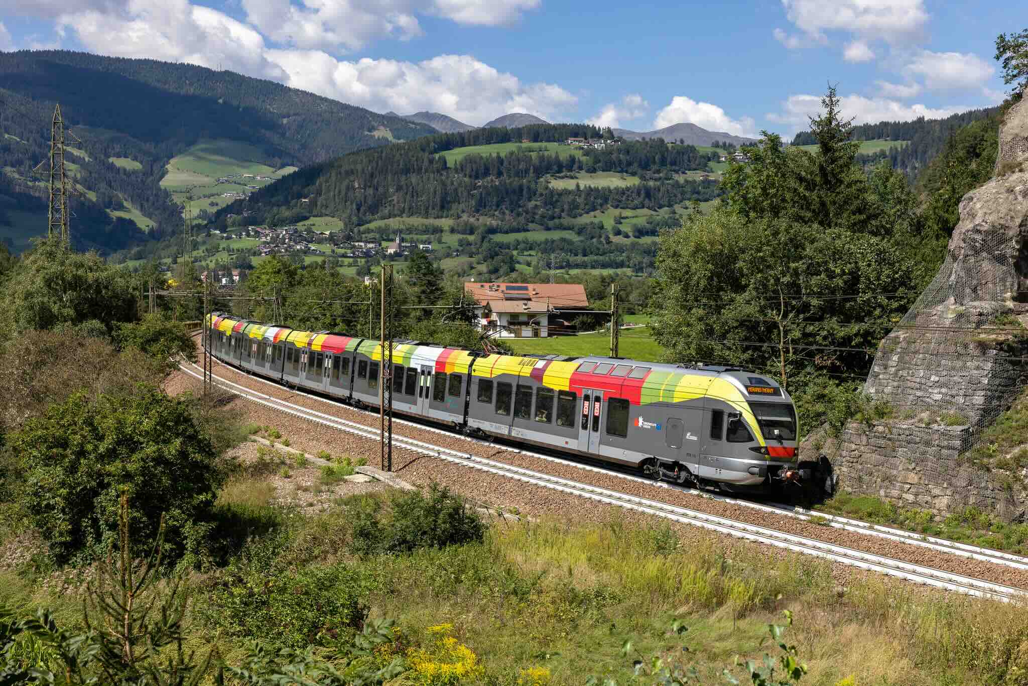 TRain italien dans la campagne