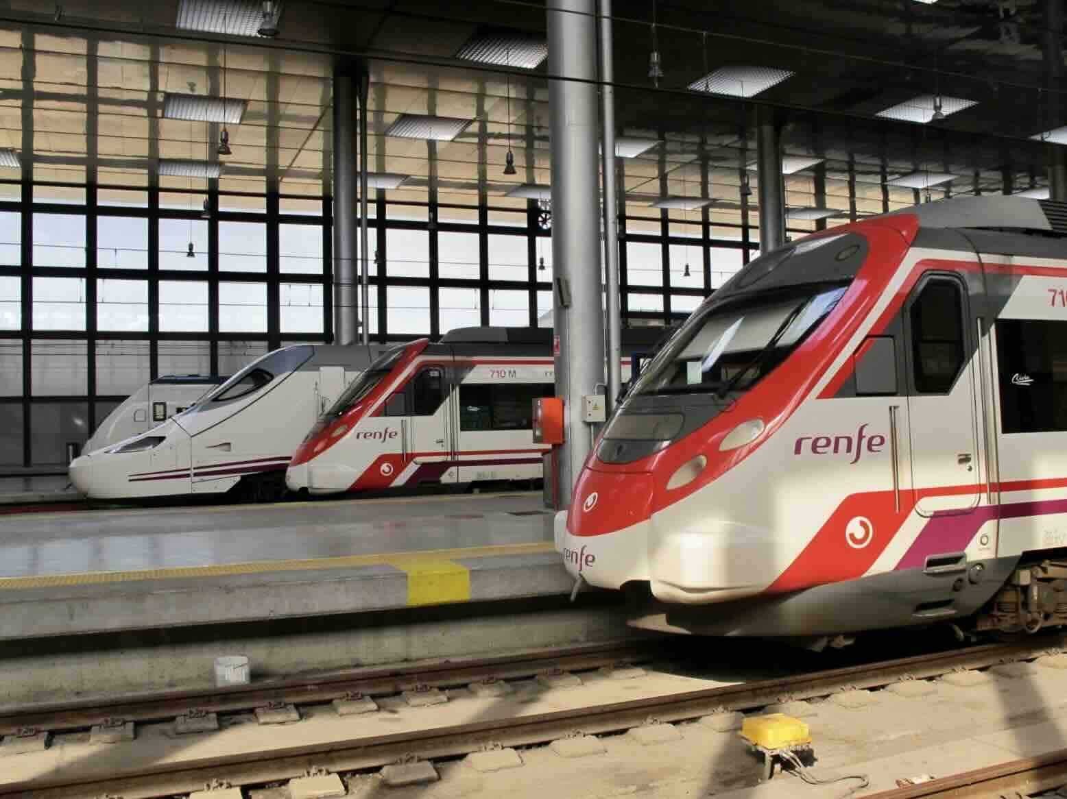 Trains de le Renfe en Espagne