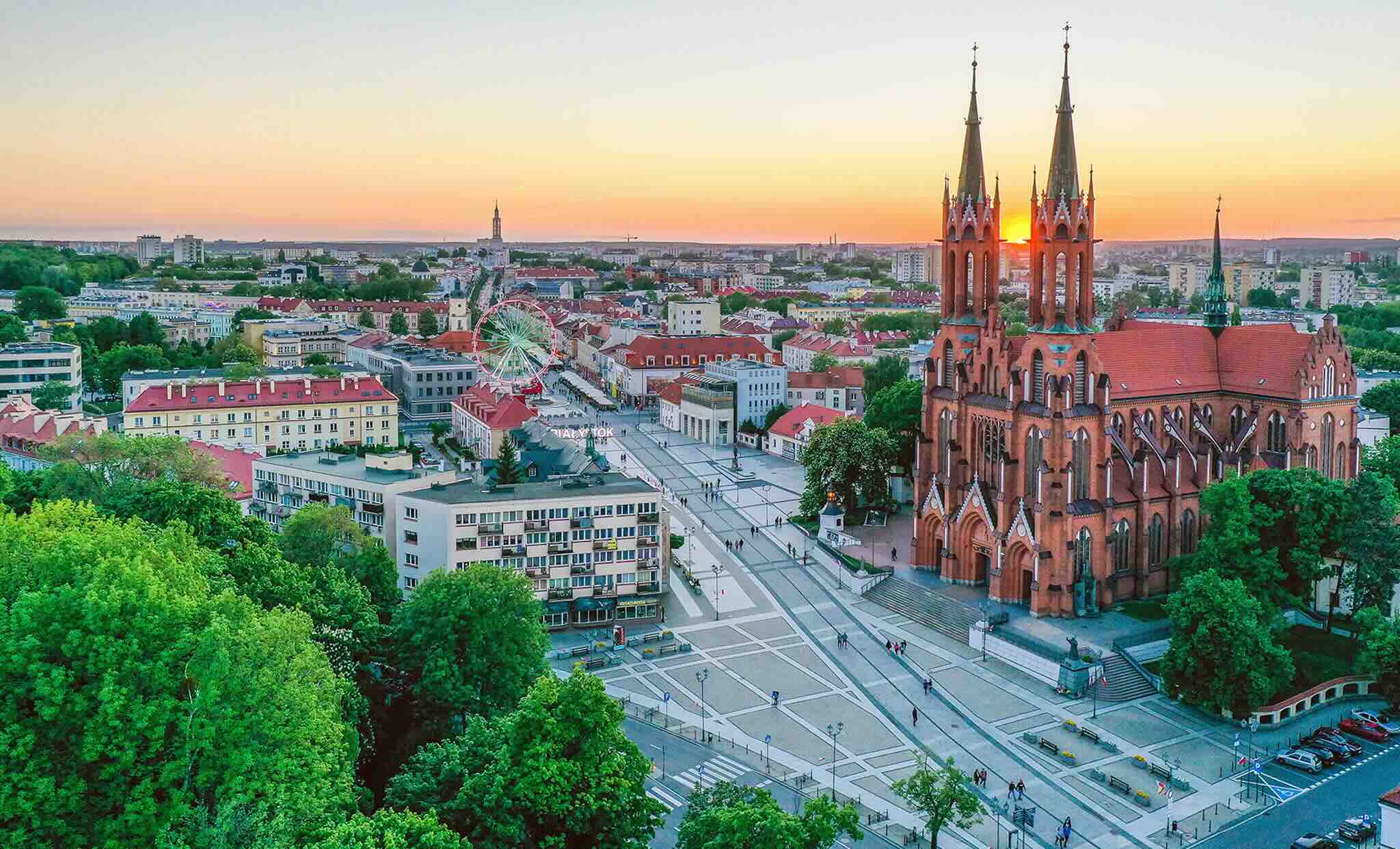 Vue panoramique de Bialystock