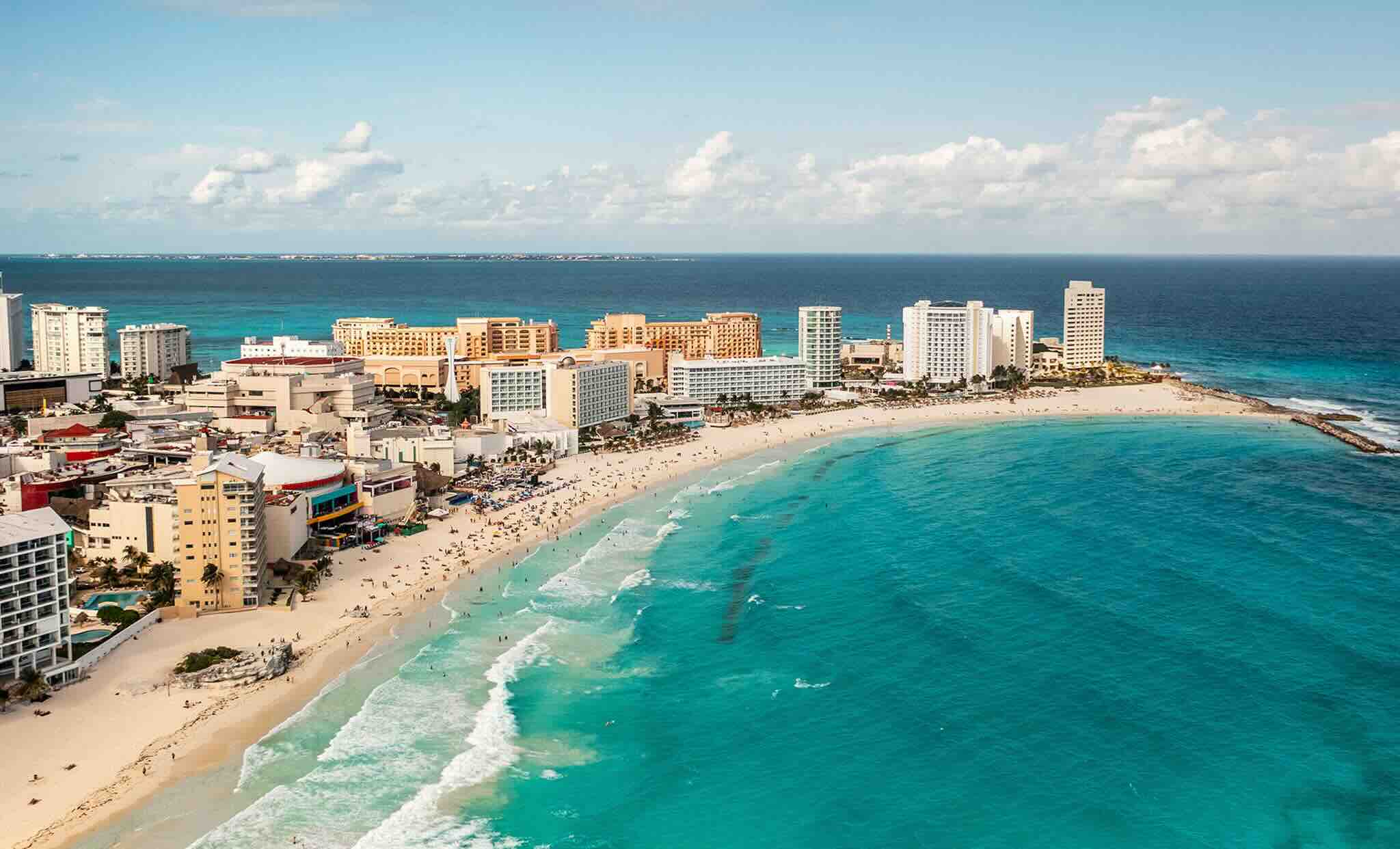 Hôtels sur la plage à Cancun