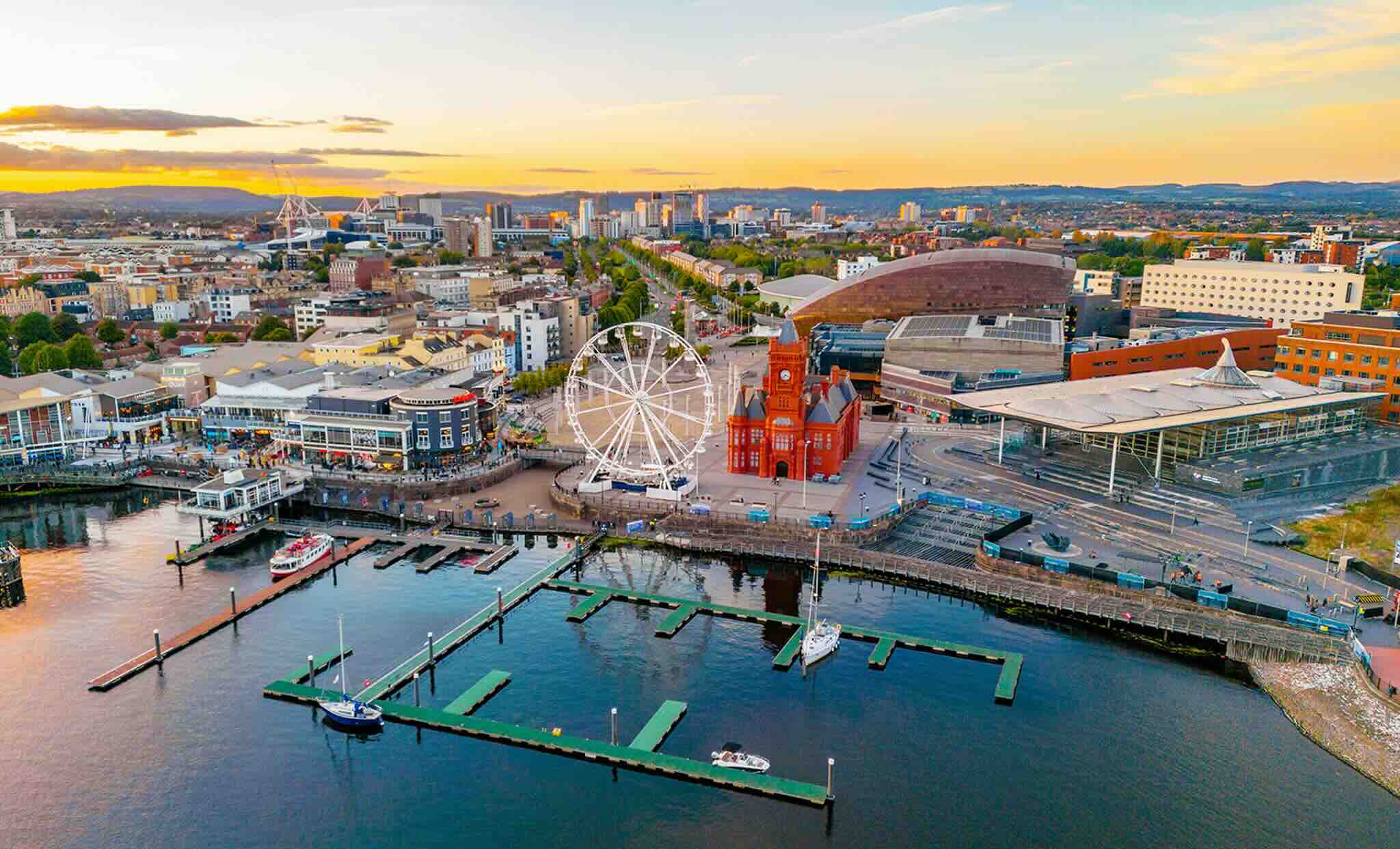 Panorama sur Cardiff