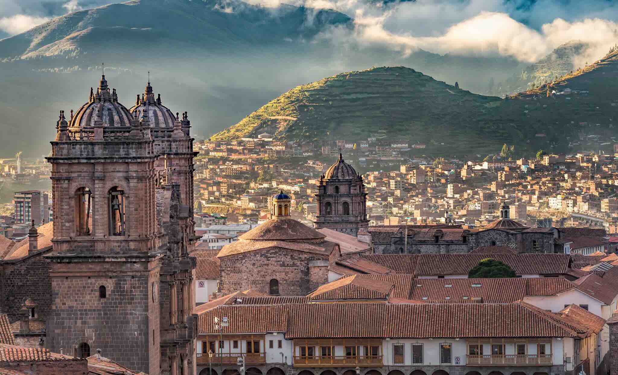 Vue sur l'ensemble de Cuzco