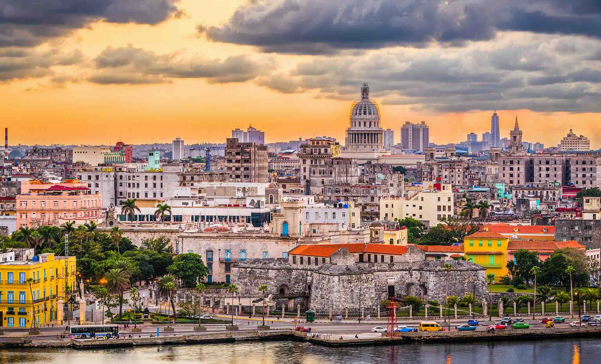 Vue globale colorée de La Havane