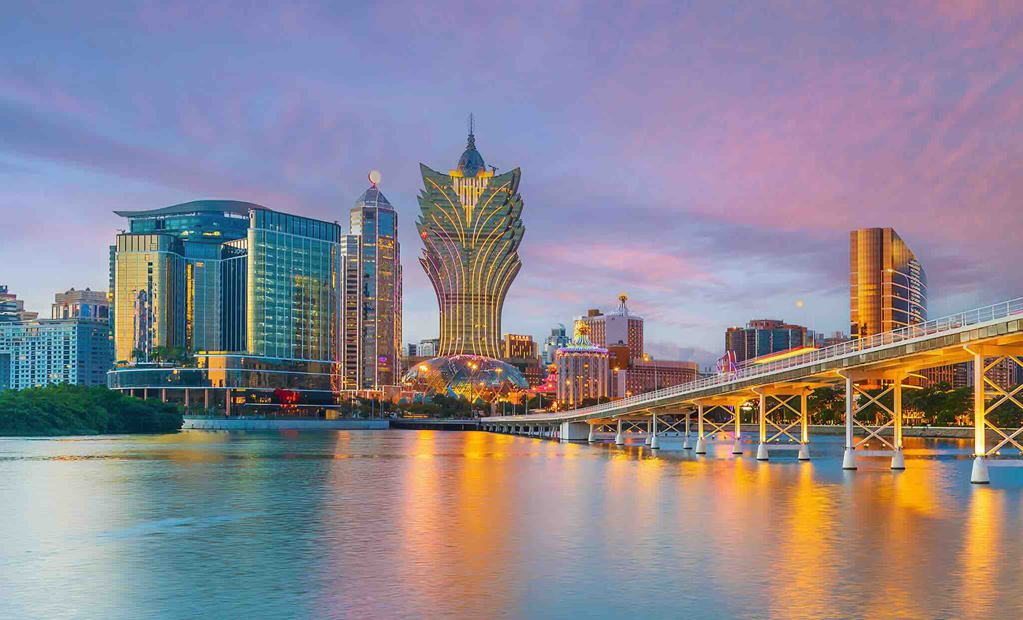 Bâtiments moderne des Macao