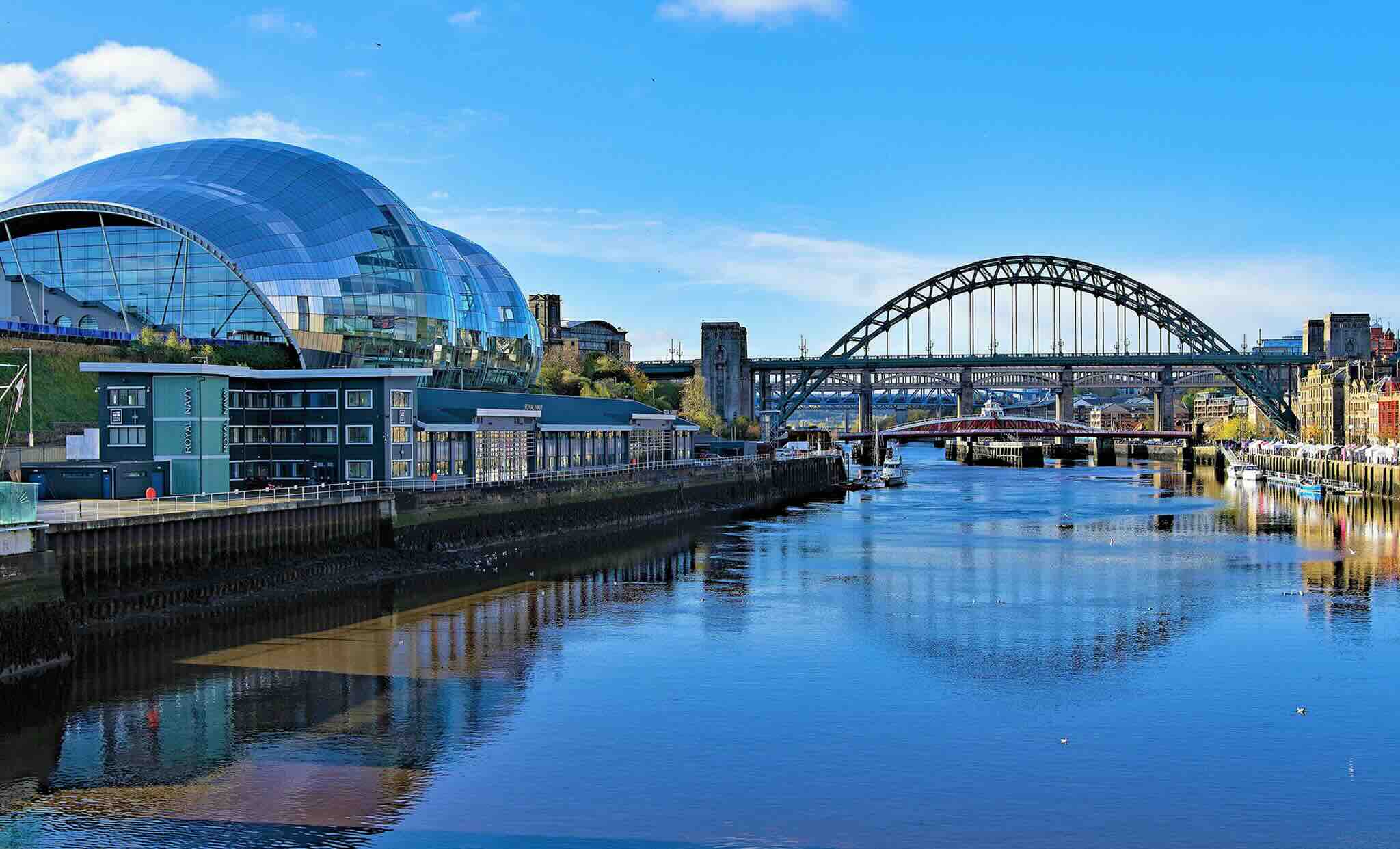 Rivière traversant Newcastle