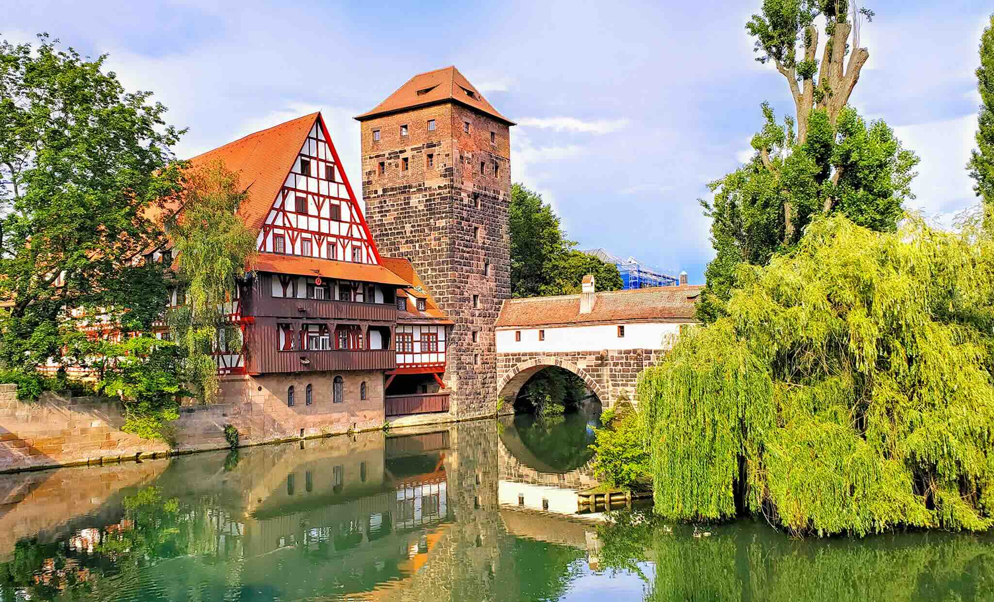 Paysage bucolique de Nuremberg