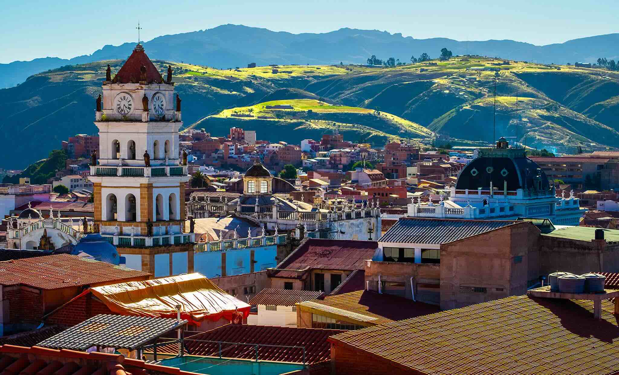Vue panoramique à Sucre