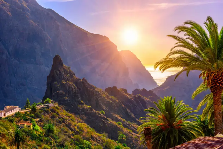 Jolie vue des Canaries pou un voyage détente en novembre