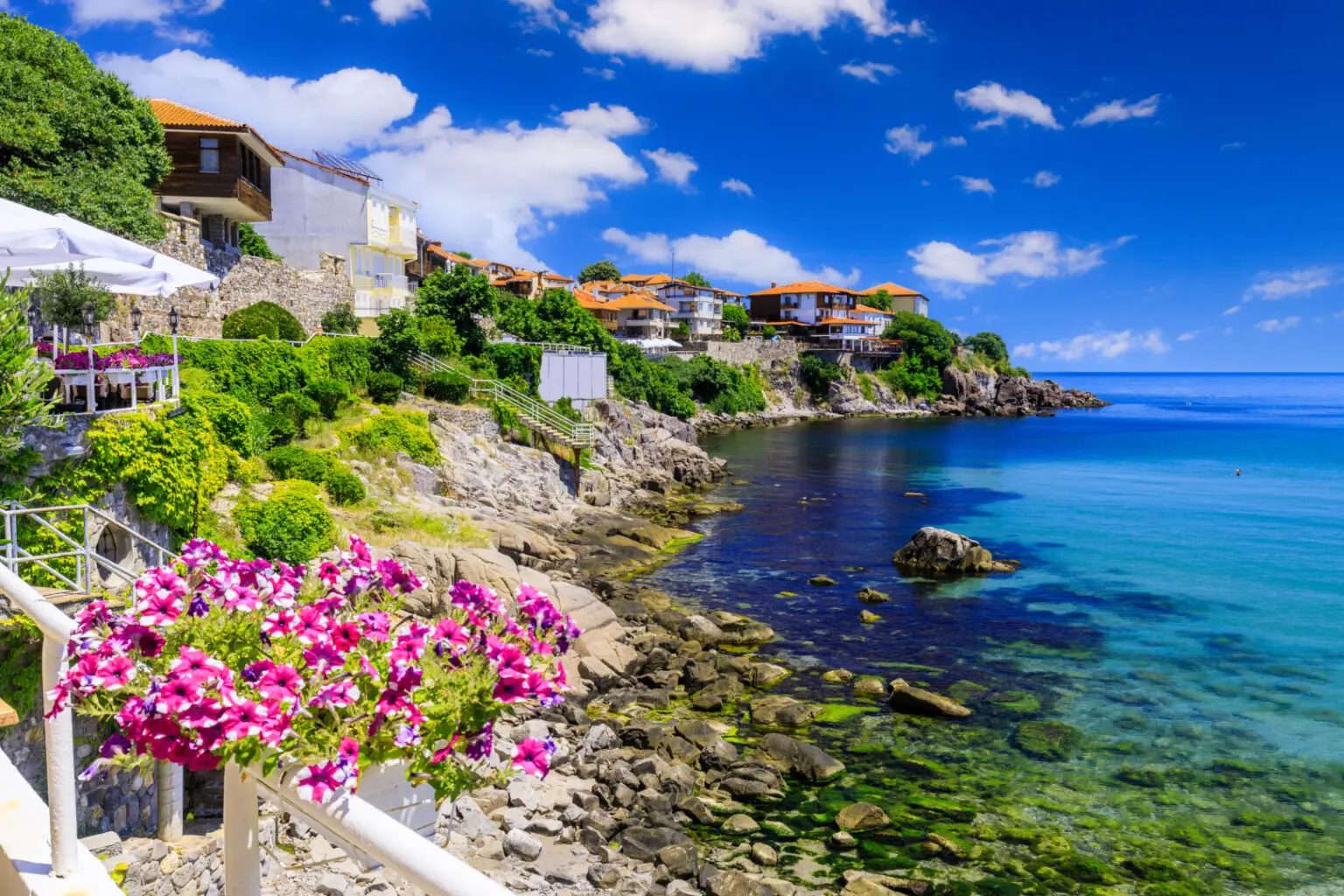 Paysages de la côte est de Bulgarie pour partir au soleil en juillet