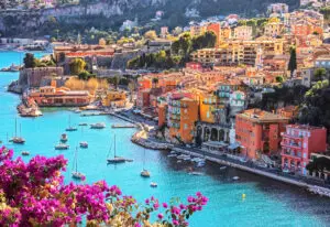 Panorama de Villefranche sur mer pour trouver du soleil ce weekend