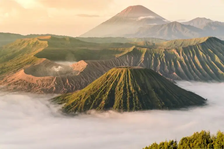 Paysages de Java en Indonésie pour un voyage en Asie