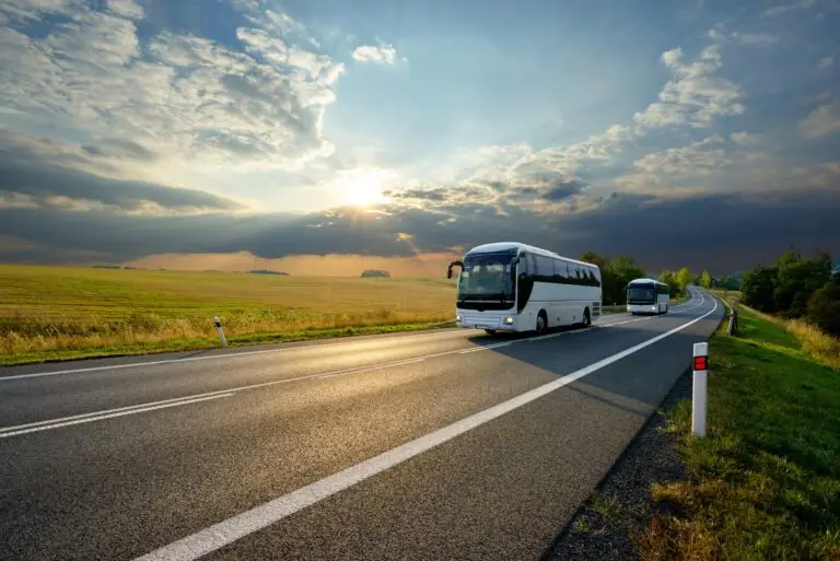 Bus sur les routes européennes